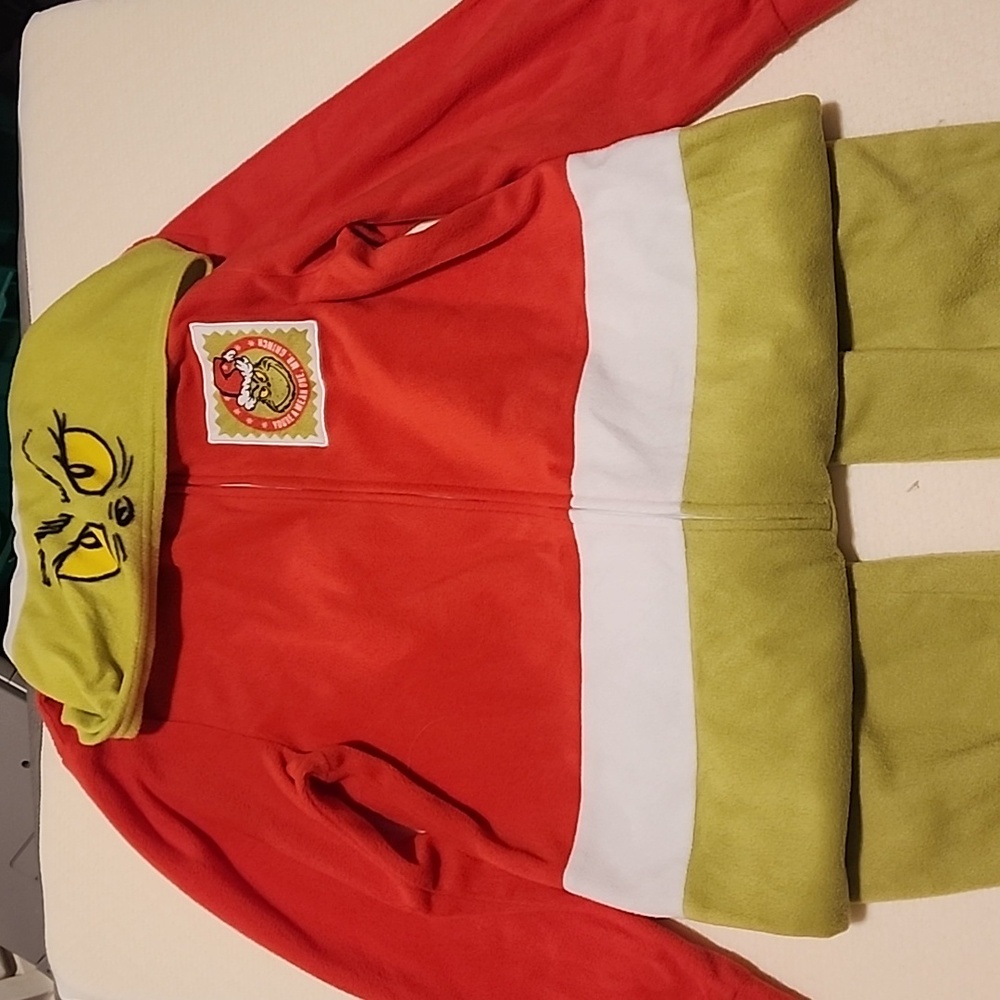 Grinch Onesie Pajamas Youth Size 8
